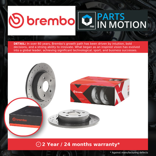 Brake discs pair - fits, ford