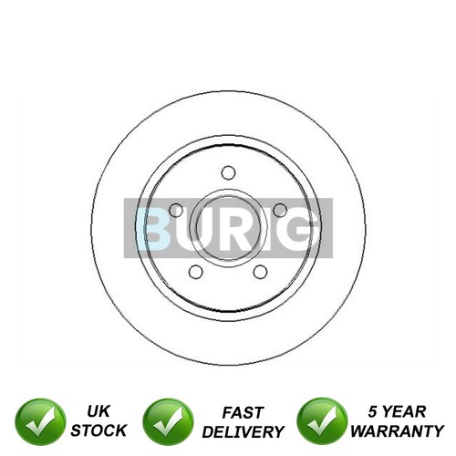 Brake disc rear - brake, sjr