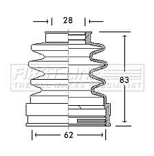 Genuine first line front inner - front,