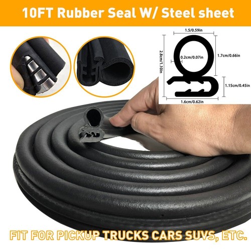 10ft rubber seal weather - rubber, strip