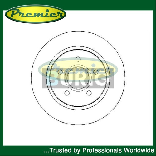Premier rear brake disc fits - rear,
