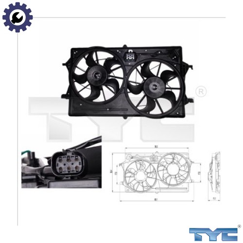 Fan engine cooling - engine, 810-0019
