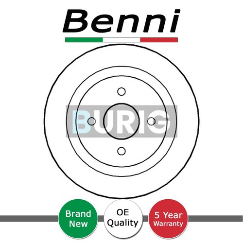Brake disc rear benni - brake,