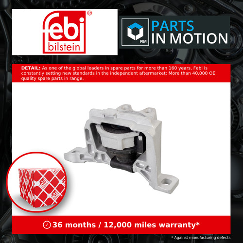 Engine mount right 174159 - right, febi