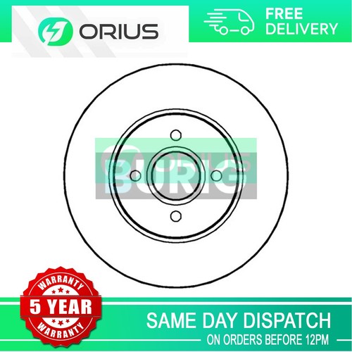 Brake disc front orius fits - disc,