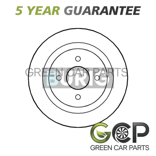 Brake disc rear - rear, fits