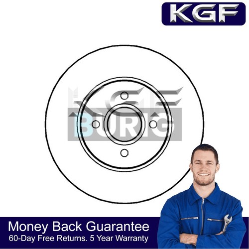 Kgf front brake disc - fits, ford
