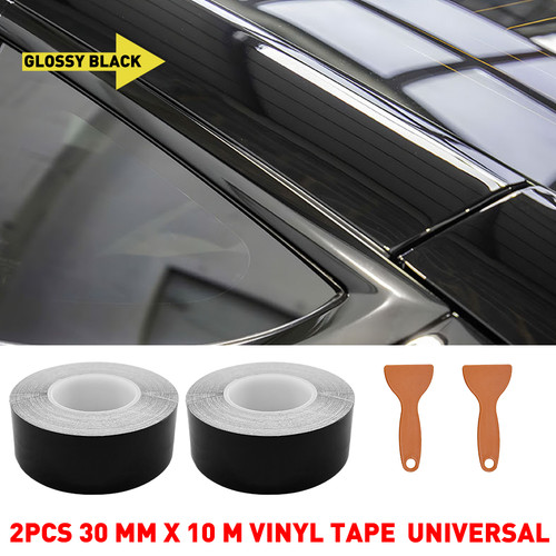 Gloss black chroming vinyl - de-chroming,