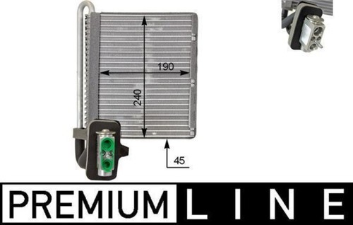 Evaporator mahle fits ford - evaporator,