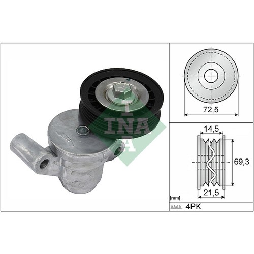 Multi belt tensioner fits - belt,