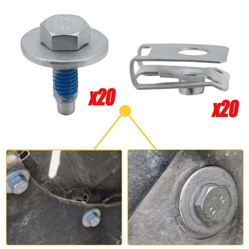 40x car body - car, u-nut