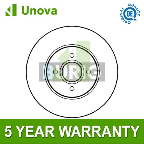 Brake disc front unova - disc, fits