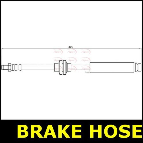Brake hose rear - ford, focus