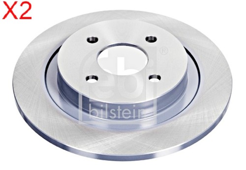 Rear brake disc pcs - rear, x2