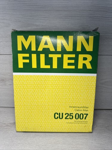 Mann cu25007 cabin air - cu25007,