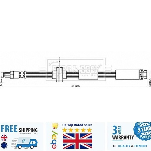 Brake hose bbh8105 for ford - hose,