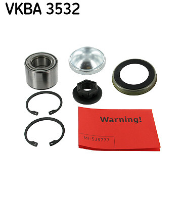 Pair wheel bearing kit skf - wheel,