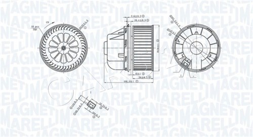 Interior blower marelli fits - blower,