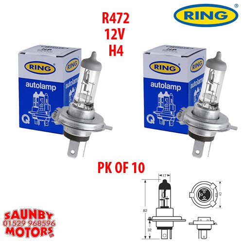 Ring r472 12v 60 55w - x, h4
