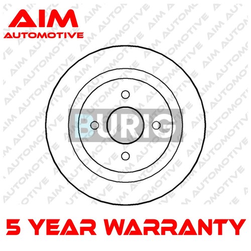 Brake disc rear - disc, ford