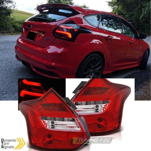Rear led tail lights - bar, red