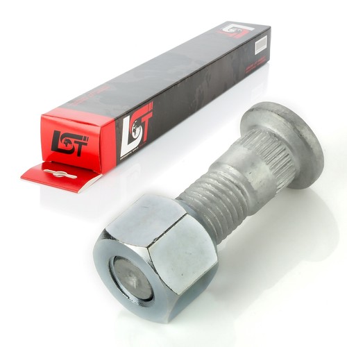 10x roundbolts with wheel - roundbolts, nut